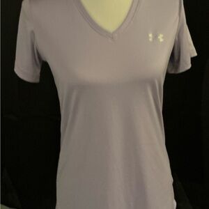 Under Armour Women's Lavender V-Neck Tee